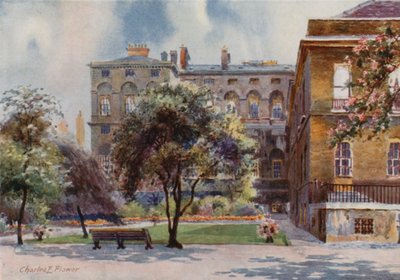 De Tuin van No 10, Downing Street door Charles Edwin Flower